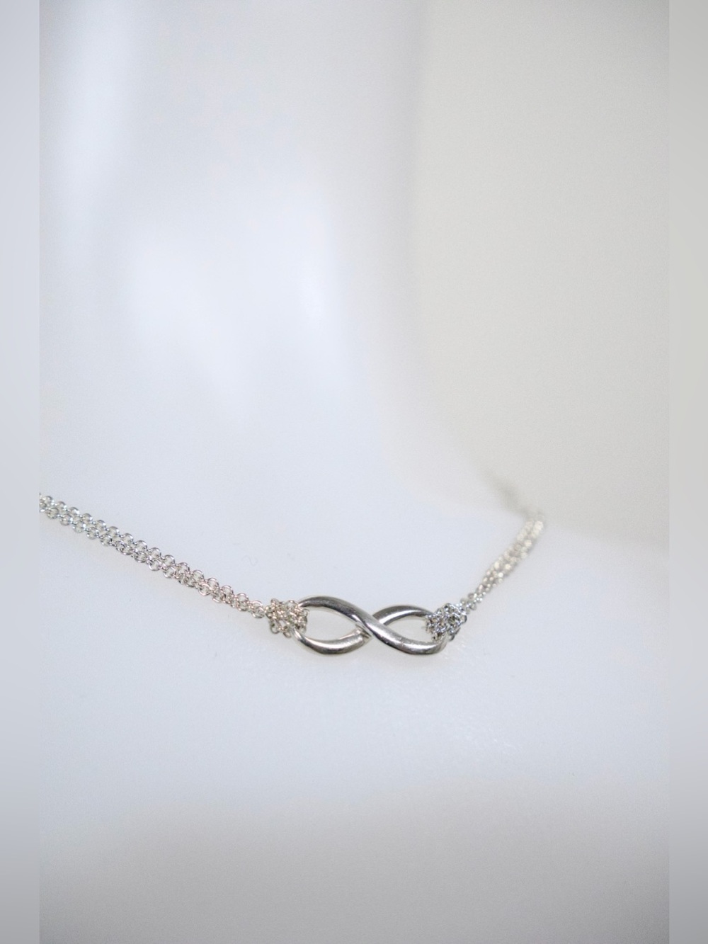 Sterling Silver Infinity Necklace by Tiffany & Co. - Picture 12 of 16